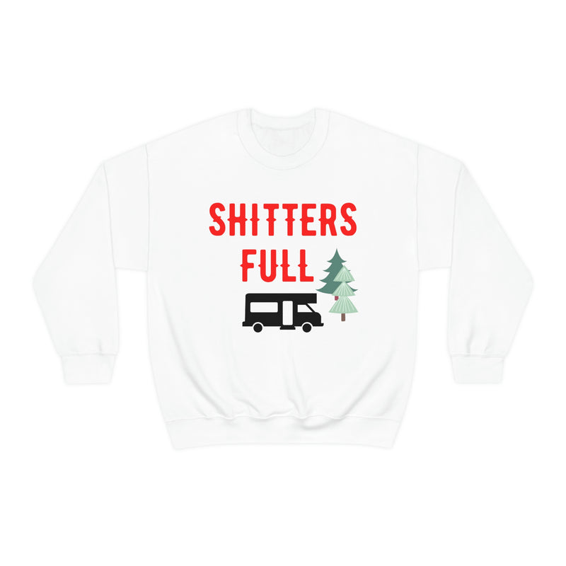 Christmas Vacation Crewneck, Uncle Eddie Pullover, Holiday Humor Oversized Top, Shitter's Full Funny Sweatshirt