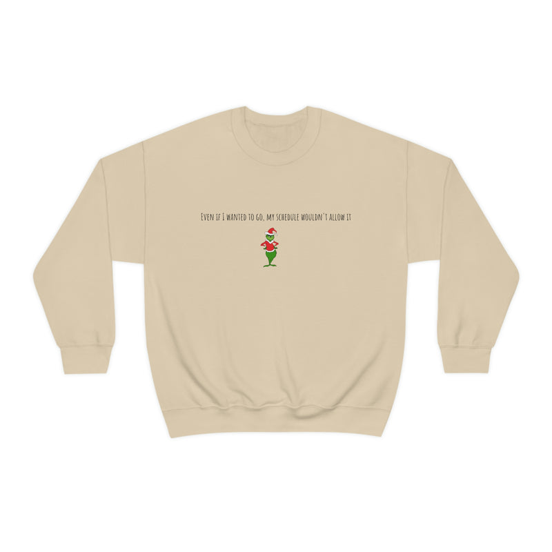 The Grinch Holiday Shirt, The Grinch Gift Pullover, Can't Cancel That Grinch Crewneck, Appointment with myself Grinch Sweatshirt