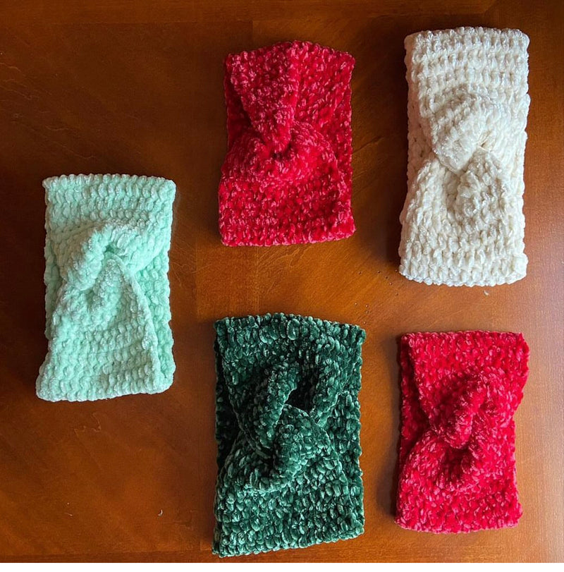 Handmade crochet Winter Headbands Youth