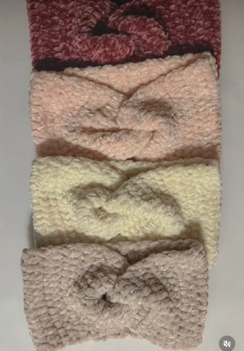 Handmade crochet Winter Headbands Adult