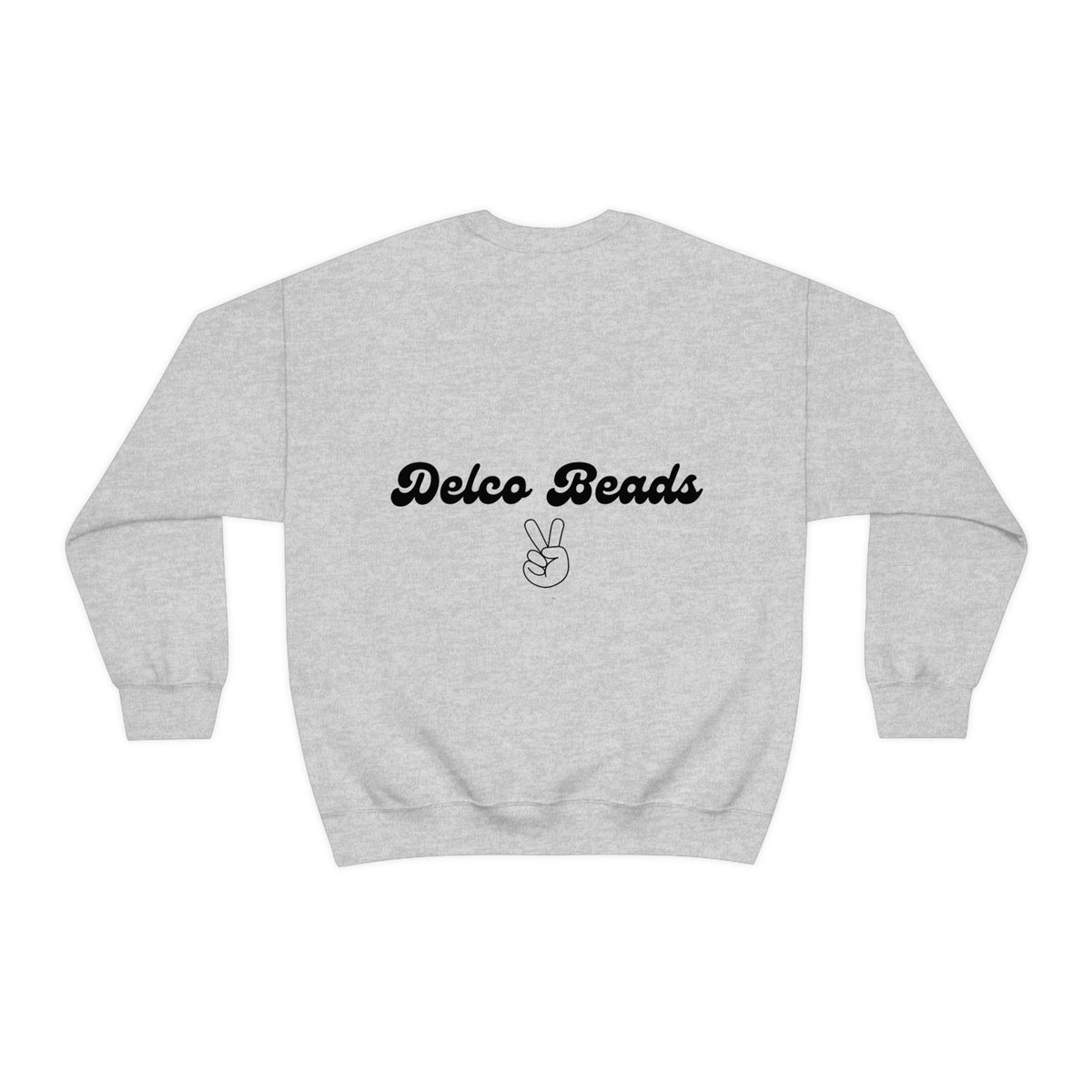 Delco Beads Groovy Crewneck, Delco Bead Pullover, Delaware County Small Business Sweatshirt