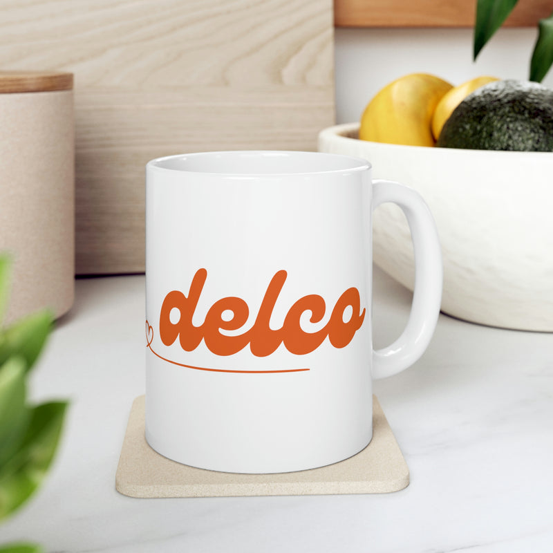 Delco Mug, Delco Gifts, Giftables, Delco Slang, Delaware County Humor