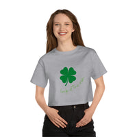 publish cropped tee luck of the irish