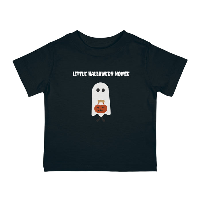 Baby Tee, Spooky Tee, Little Halloween Homie T-shirt, Little Homie, Fall Funny T Shirt, Cool Kids Halloween Tee