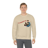 It's a Wonderful Life Classic Crewneck, Classic Christmas Movie Sweatshirt, Cozy Christmas Sweater, Oversized, Unisex, Retro