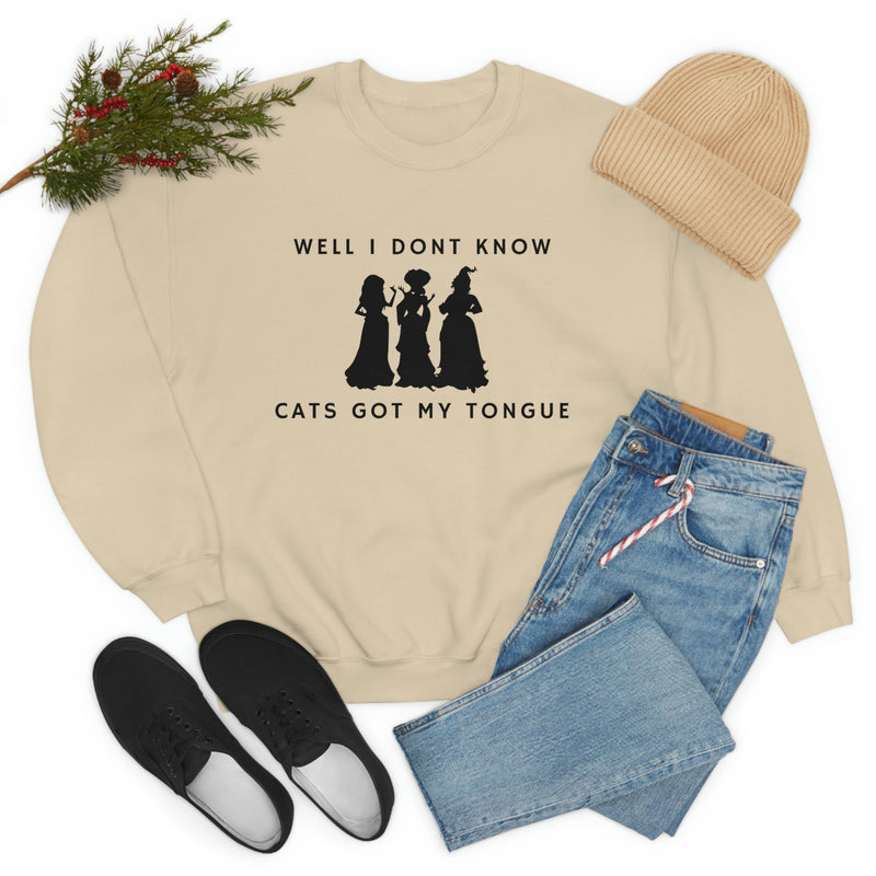 Hocus Pocus Crewneck, Cats got my Tongue Hoodie, The Sanderson Sisters Pullover, Winnifred Sanderson, Holiday Giftables