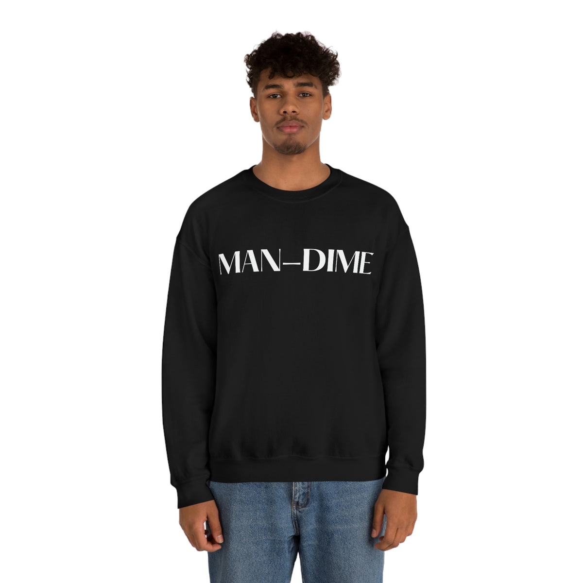 Man-Dime Crewneck, Man Dime Pullover, 10/10 for Men Sweatshirt, Male Energy Sweatshirt, Dimes Top