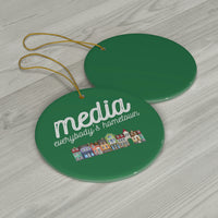 Copy of Media Pennsylvania Ornament, Hometown Giftables, Delco, Delaware County, Media Living, Locals