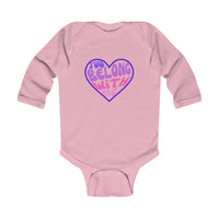 You Belong With Me Infant Long Sleeve Bodysuit, Baby Valentines Onesie, XOXO Baby Shirt, Matching Family Vday Shirts