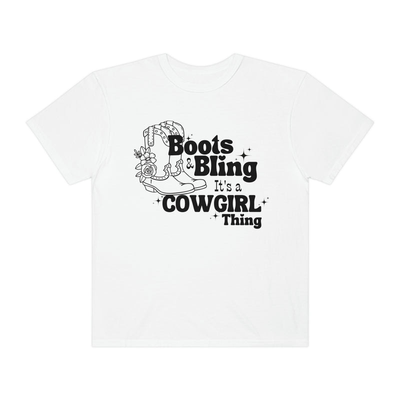 Boots and Bling Cowgirl Tee