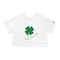 publish cropped tee luck of the irish