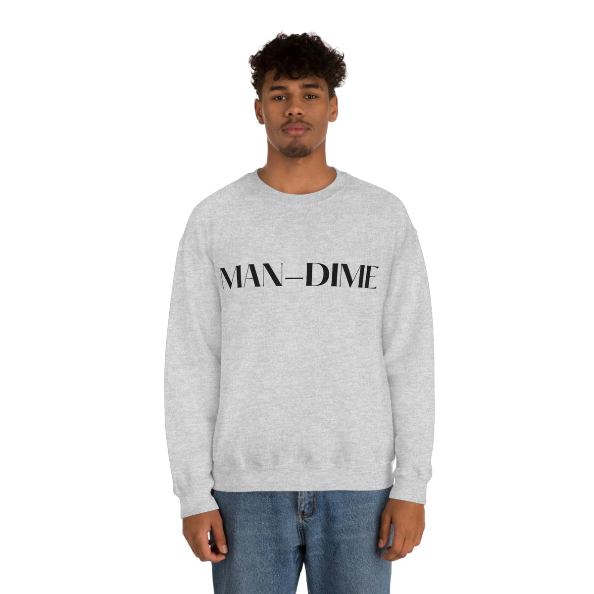 Man-Dime Crewneck, Man Dime Pullover, 10/10 for Men Sweatshirt, Male Energy Sweatshirt, Dimes Top
