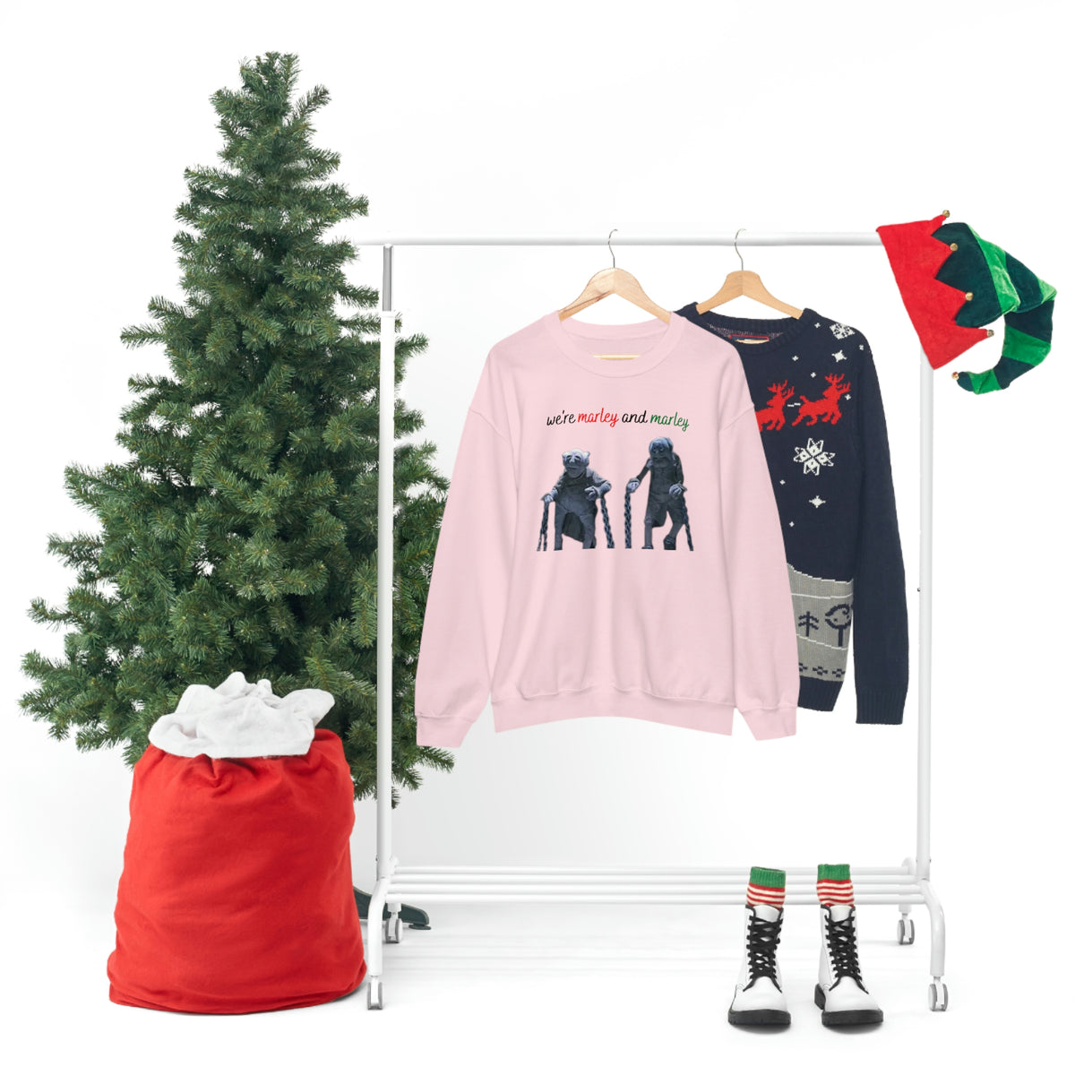 Marley and Marley shirt, Muppet Christmas shirt, Christmas party, Holiday crewneck, Christmas shirt, Funny Christmas shirt, ugly sweater