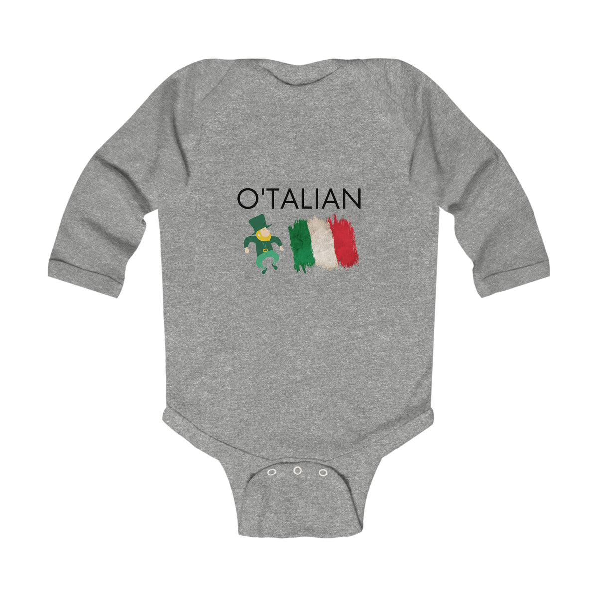 Irish and Italian Onesie®, Irish Baby, Italian Baby, Irish Combo Top for Babes, Funny Baby Tops