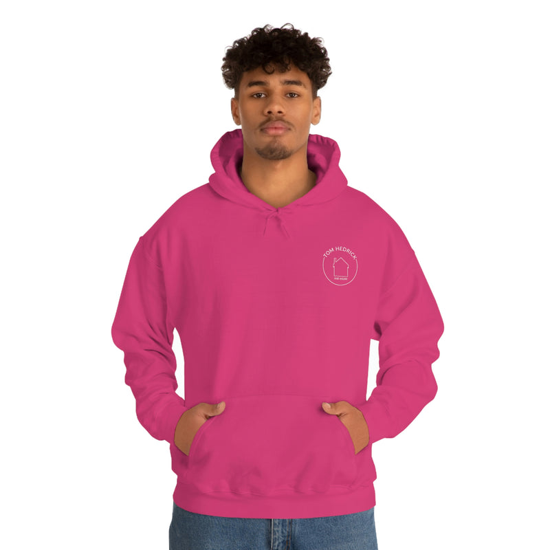 tommy hedrick HOODIE white text