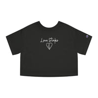 publish love stinks cropped tee