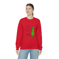 The Grinch Holiday Crewneck, Am I just Eating Because I am Bored Top, Grinch Humor Sweatshirt, Holiday Giftables, Gifts