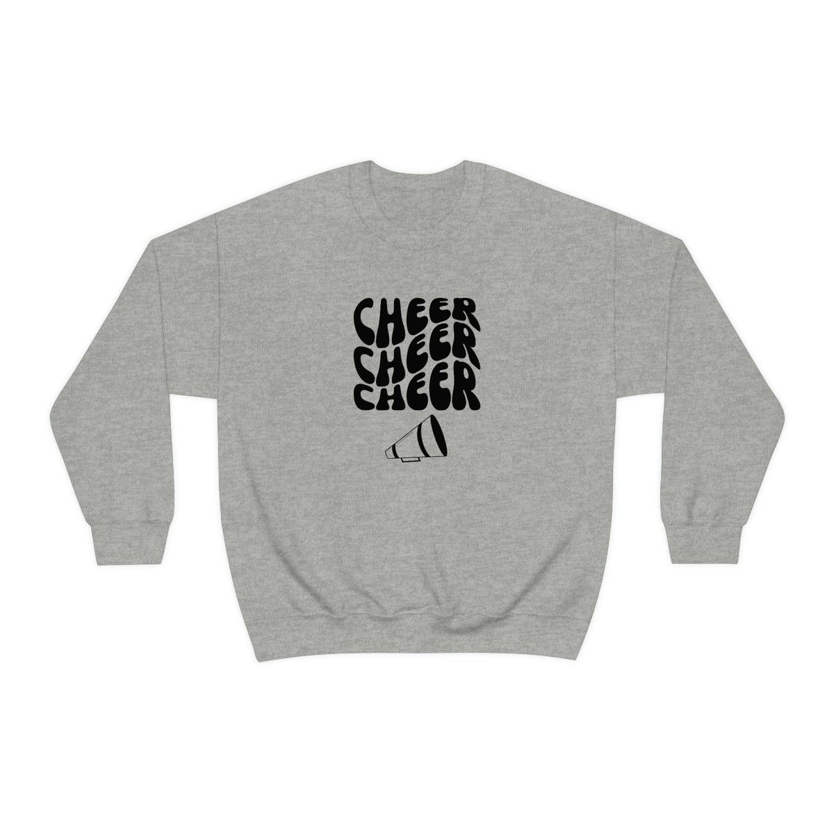 Cheer Sweatshirt, Cheerleading Crewneck, Cheer Lovers Gift, Cheer Mom, Cheer Coach, Cheerleader Top