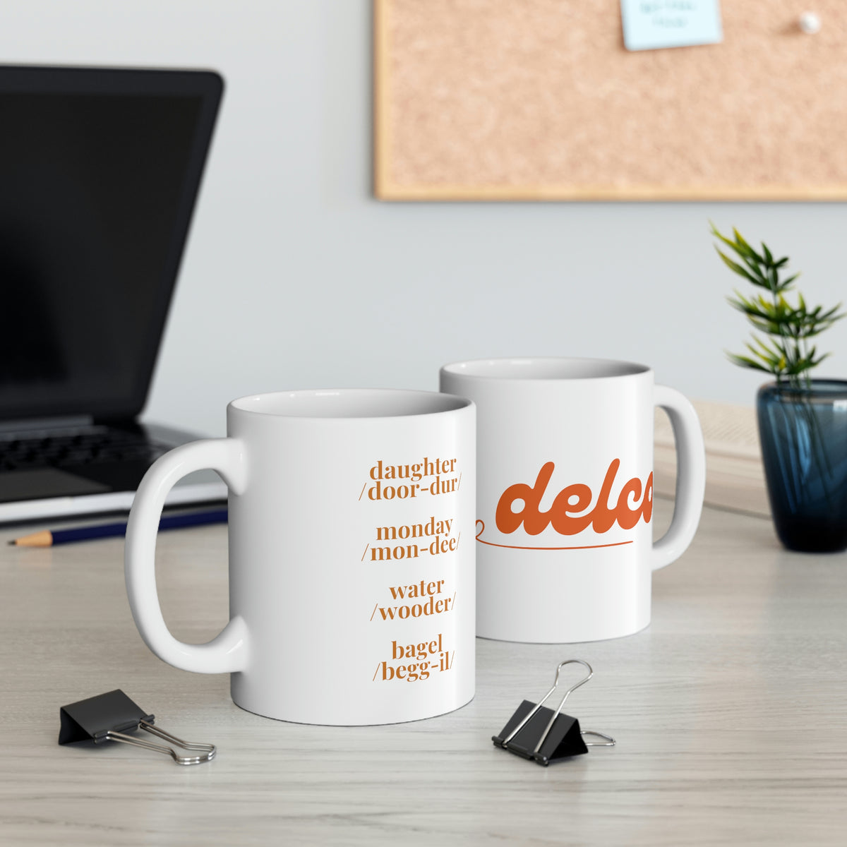 Delco Mug, Delco Gifts, Giftables, Delco Slang, Delaware County Humor