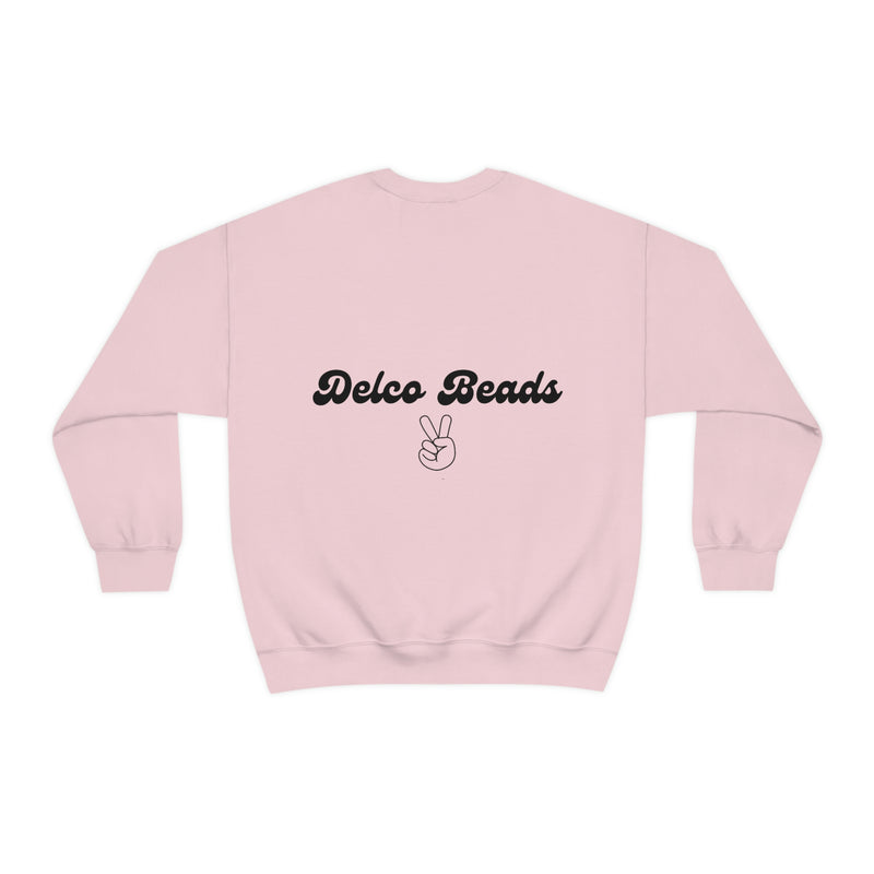 Delco Beads Groovy Crewneck, Delco Bead Pullover, Delaware County Small Business Sweatshirt