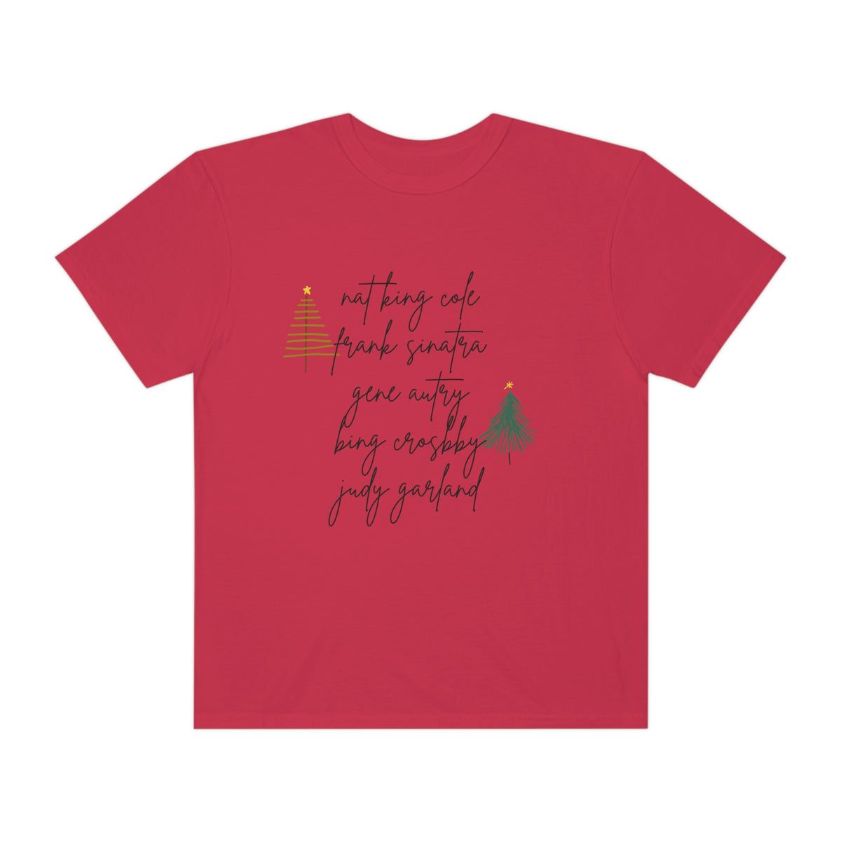 Christmas Tshirt, Christmas Classic Holiday Pullover, Nat King Cole, Frank Sinatra, Judy Garland, Gene Autry Tee, Holiday Gifts