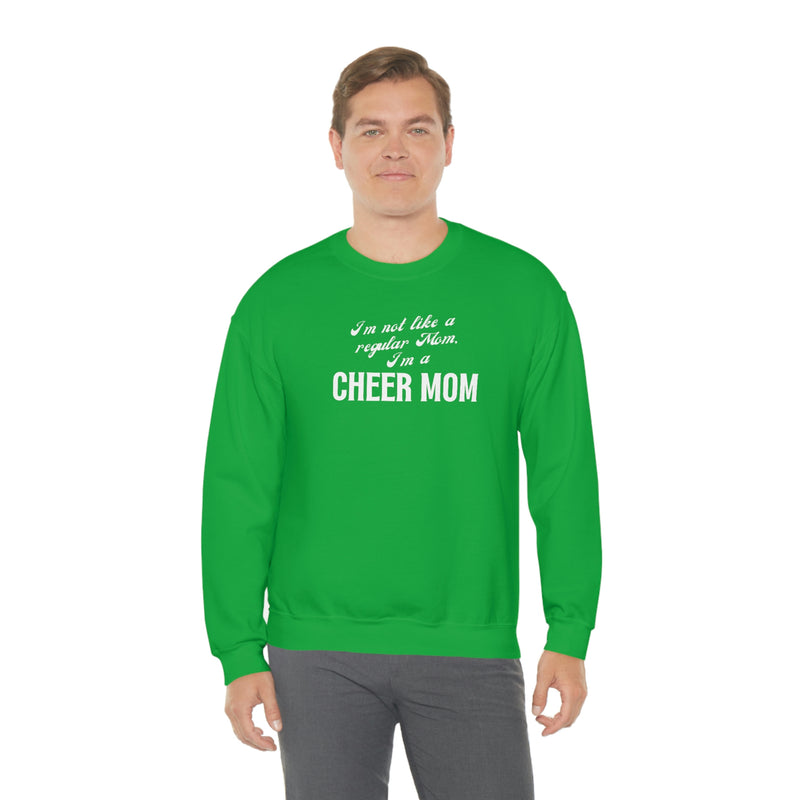 Not a Regular Mom, I'm a Cheer mom crewneck