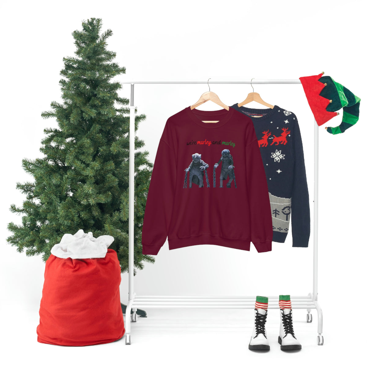 Marley and Marley shirt, Muppet Christmas shirt, Christmas party, Holiday crewneck, Christmas shirt, Funny Christmas shirt, ugly sweater
